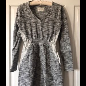Anthro Sweatshirt/Sweater mini dress.